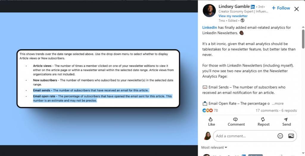 nieuwsbriefstatistieken