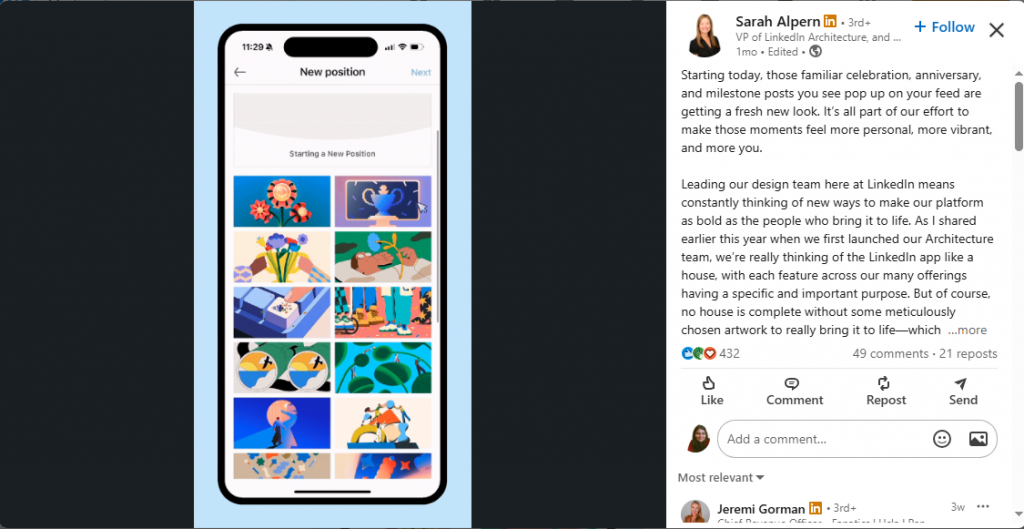nieuwe feestanimatie