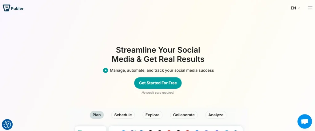 Social media scheduling platform - Publer
