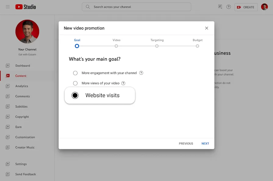Nouveaux objectifs de campagne