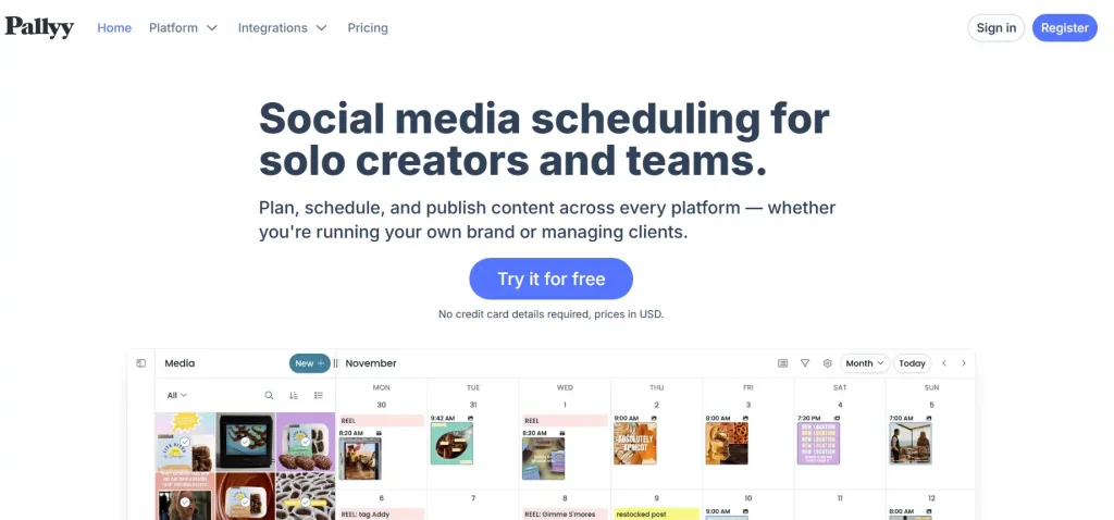 social media scheduling